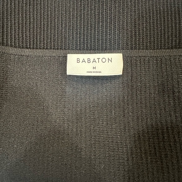 Aritzia Babaton Square Neck Black Top-Size Medium - Picture 7 of 9
